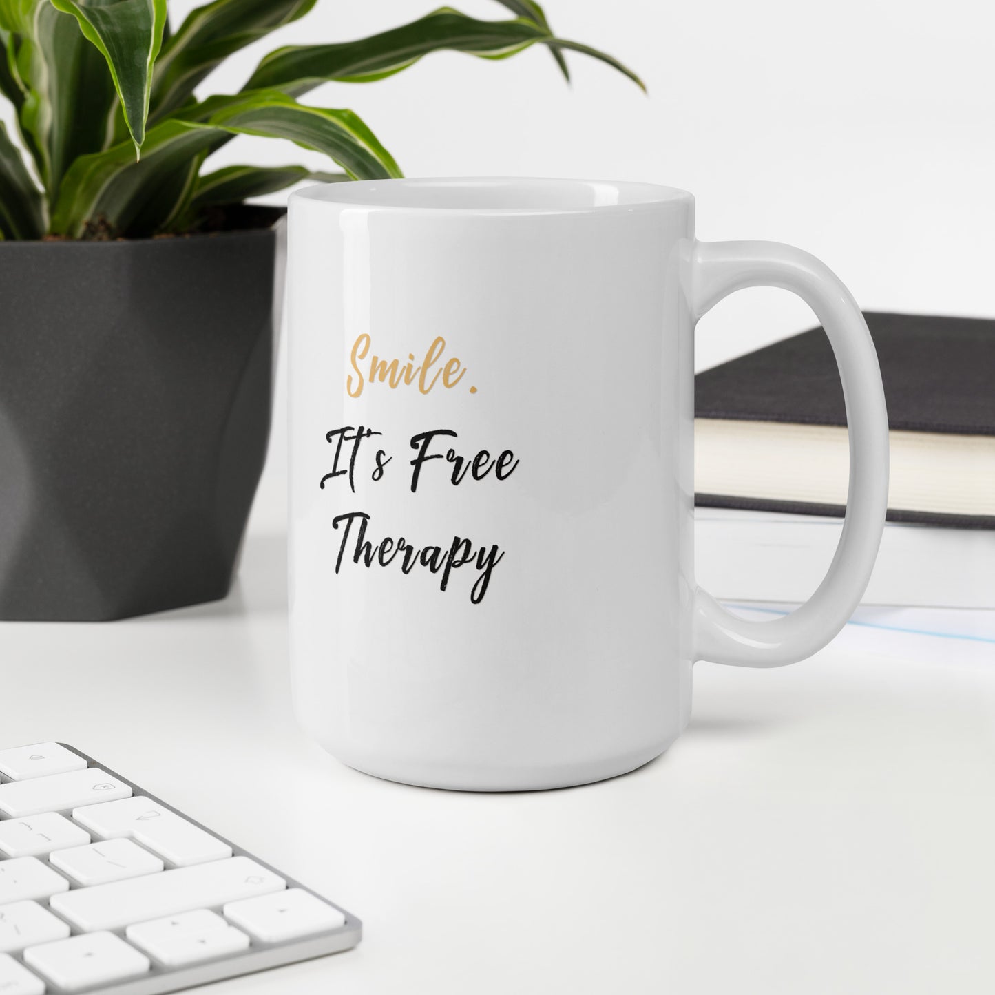 Vintage Smile Collection | White glossy mug