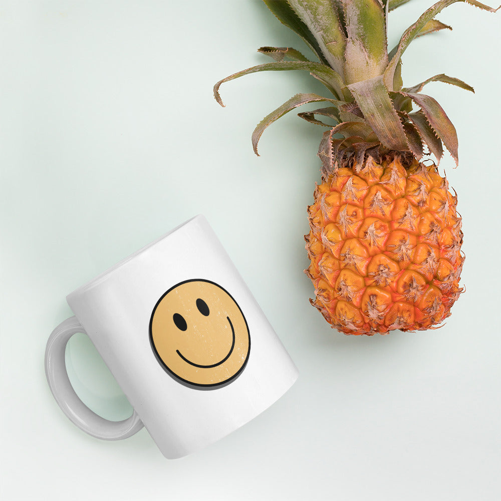 Vintage Smile Collection | White glossy mug