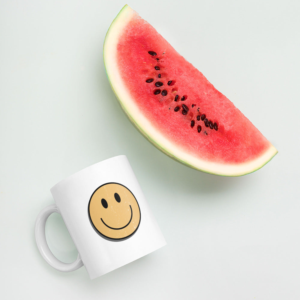 Vintage Smile Collection | White glossy mug